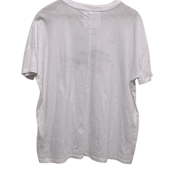 AERIE Lighthouse Pier Oversized Cotton Boyfriend T Shirt Embroidered Graphic XS - Picture 2 of 9